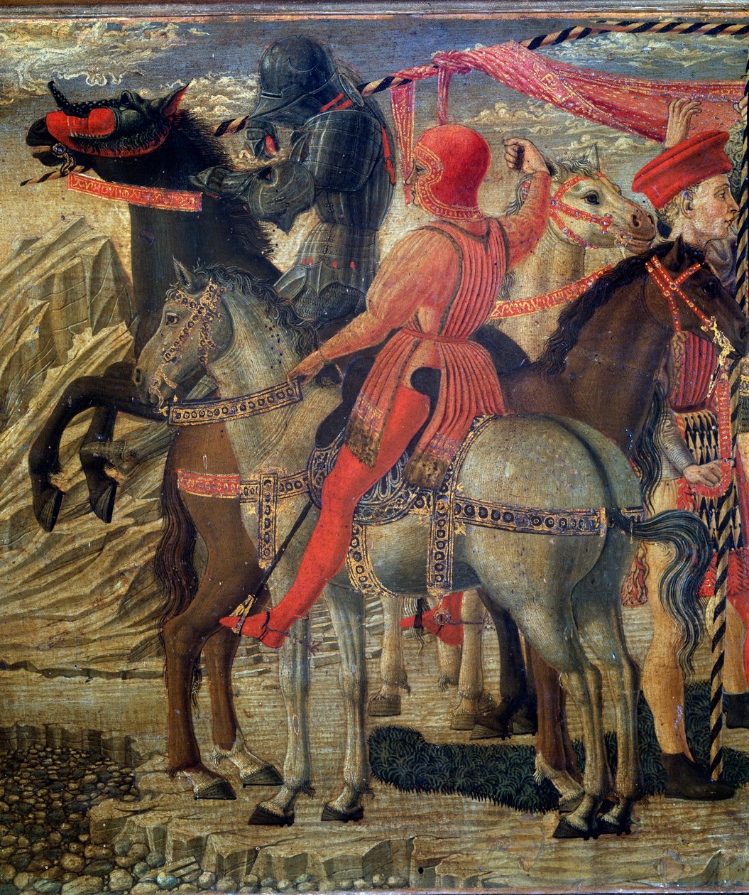 Epizody z życia św. Mikołaja z Bari (św. Mikołaj z Miry) - Predelle - Szczegół - Obraz Giovanniego di Francesco (ok. 1428-1459) XV-wieczna Florencja Casa Buonarroti autorstwa Giovanni di Francesco del Cervelliera