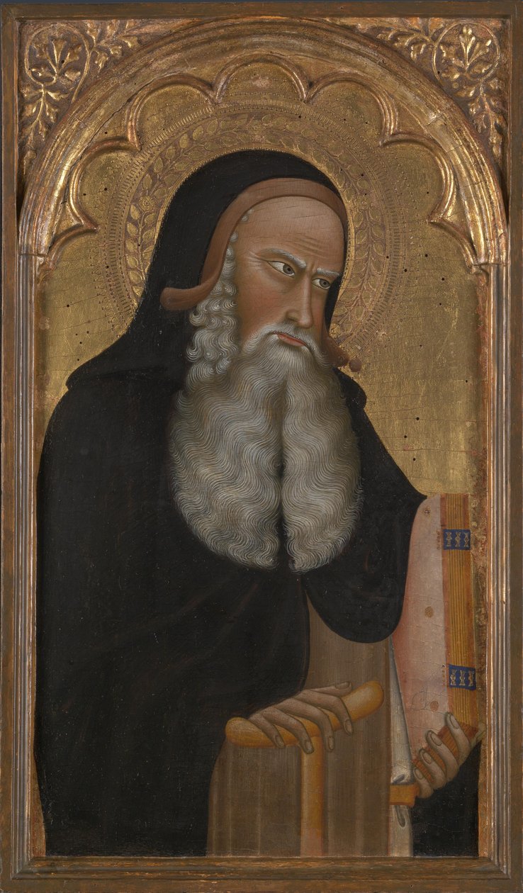 Św. Antoni, ok. 1350 autorstwa Giovanni di Nicola