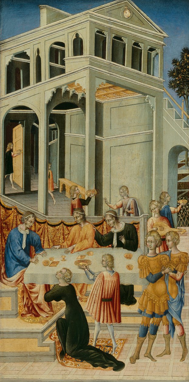 Salome prosi Heroda o głowę świętego Jana Chrzciciela autorstwa Giovanni di Paolo
