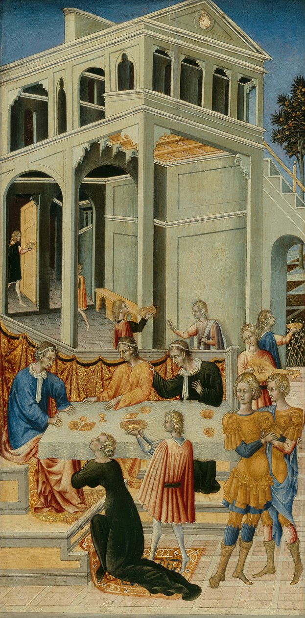 Salome prosi Heroda o głowę św. Jana Chrzciciela, 145560. autorstwa Giovanni di Paolo