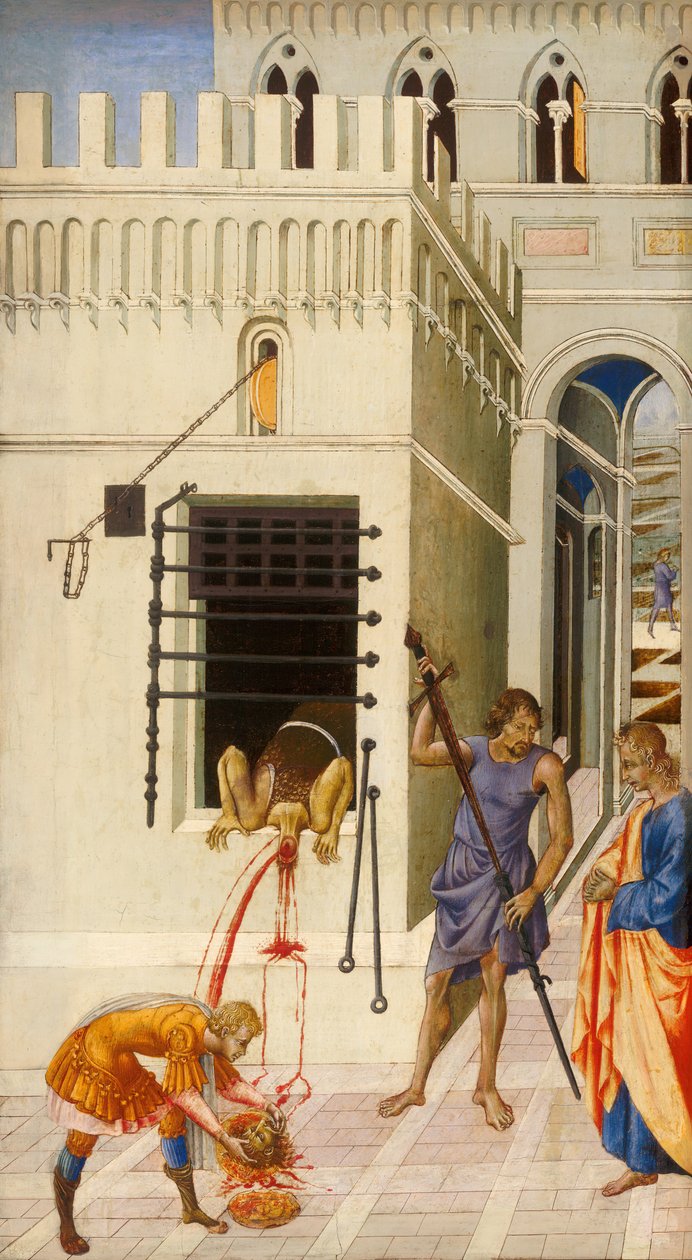 Ścięcie św. Jana Chrzciciela, 145560. autorstwa Giovanni di Paolo