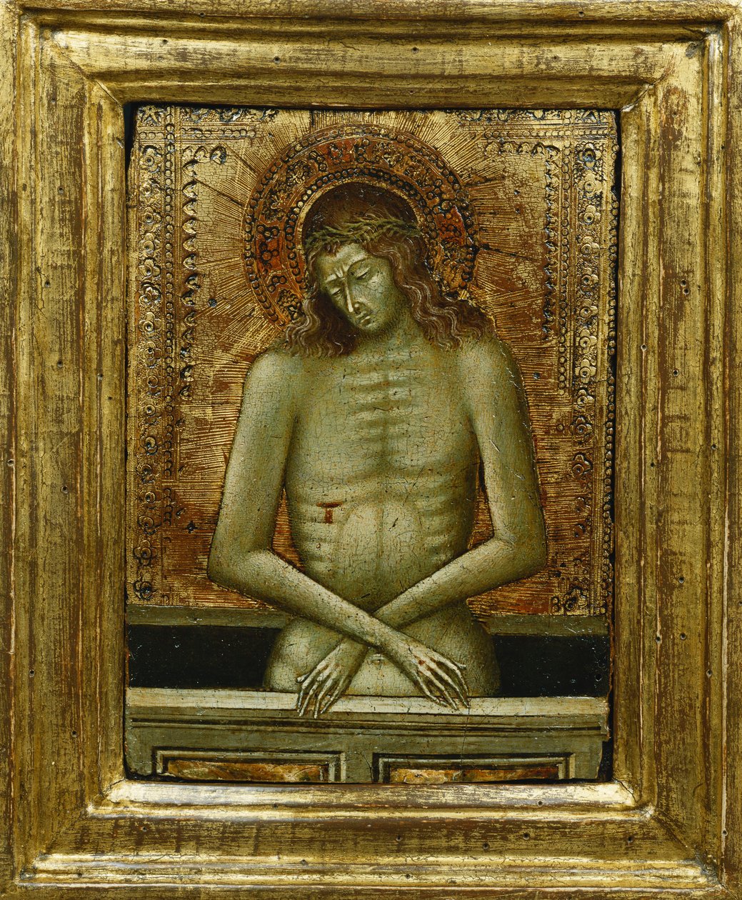 Chrystus przy grobie, autorstwa Giovanni di Paolo di Grazia