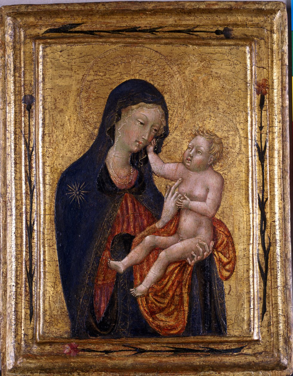 Madonna z Dzieciątkiem, ok. 1445-47 (tempera na drewnie) autorstwa Giovanni di Paolo di Grazia