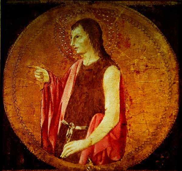 Święty Jan autorstwa Giovanni di Paolo di Grazia