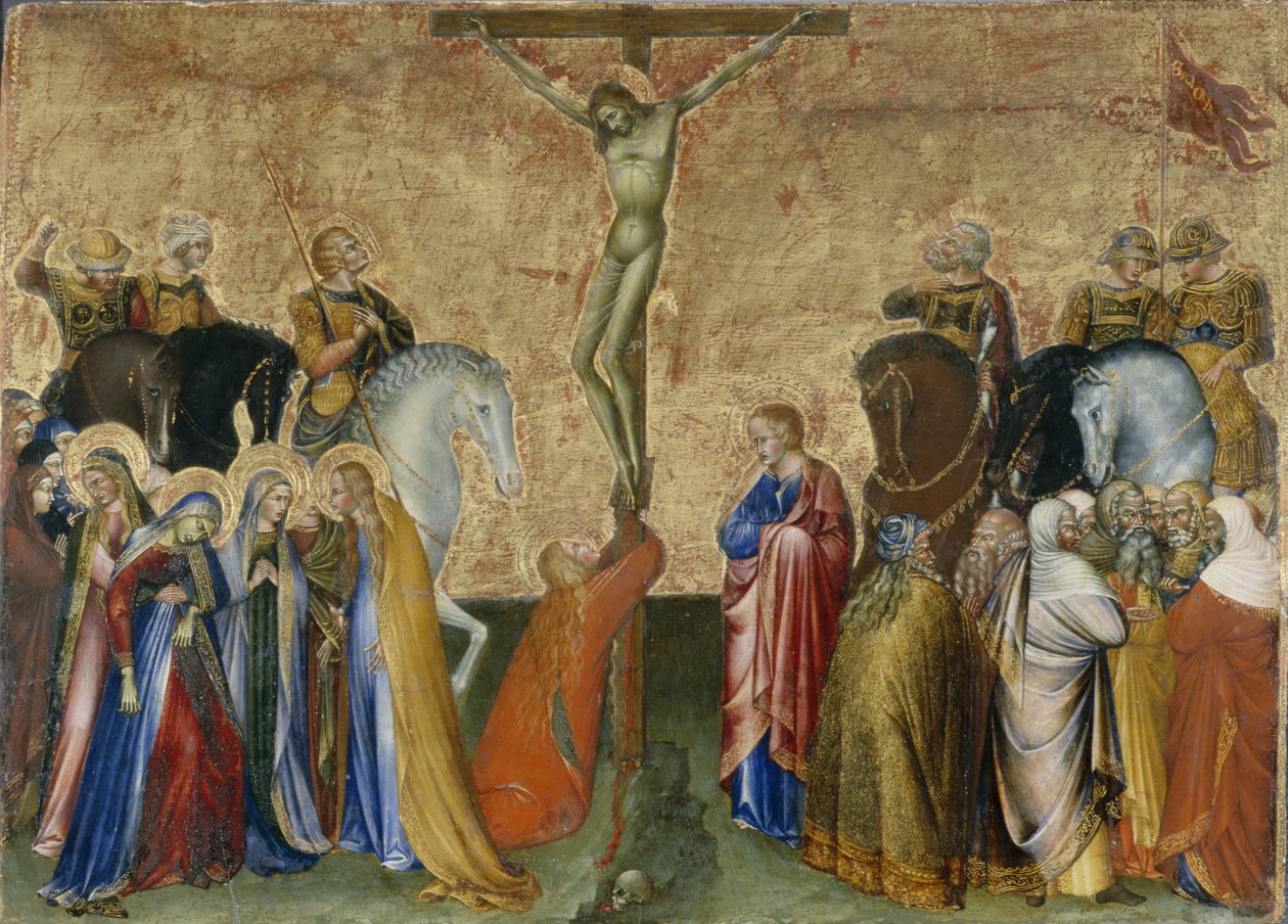 Ukrzyżowanie Chrystusa, ok. 1426 (tempera na drewnie topoli) autorstwa Giovanni di Paolo di Grazia
