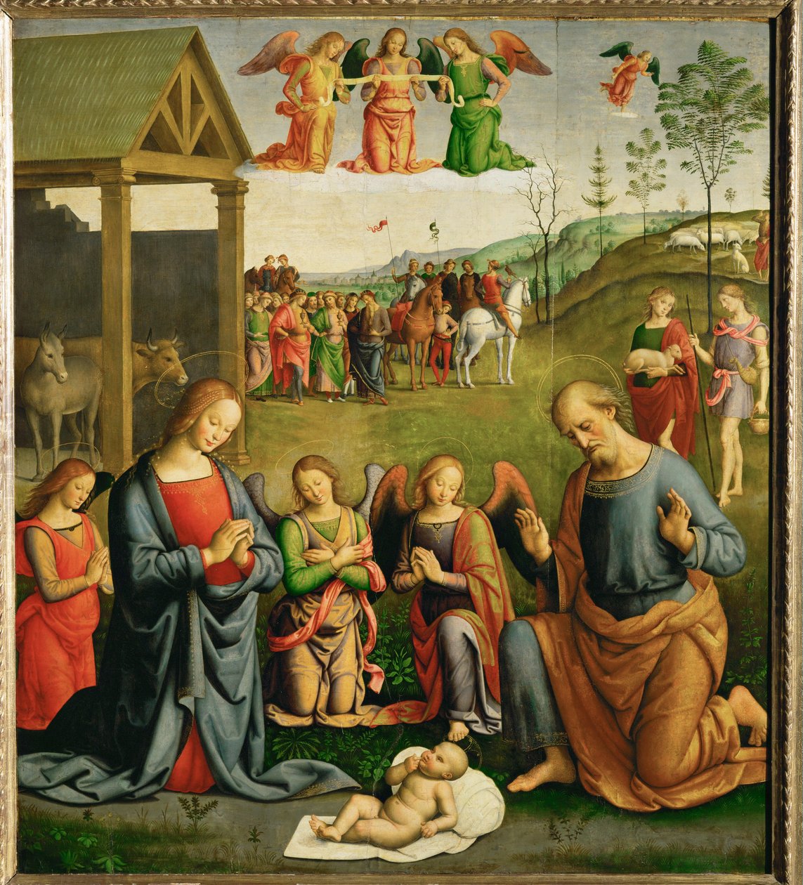 Narodziny ... autorstwa Giovanni di Pietro (c.1450 1529) (studio of)