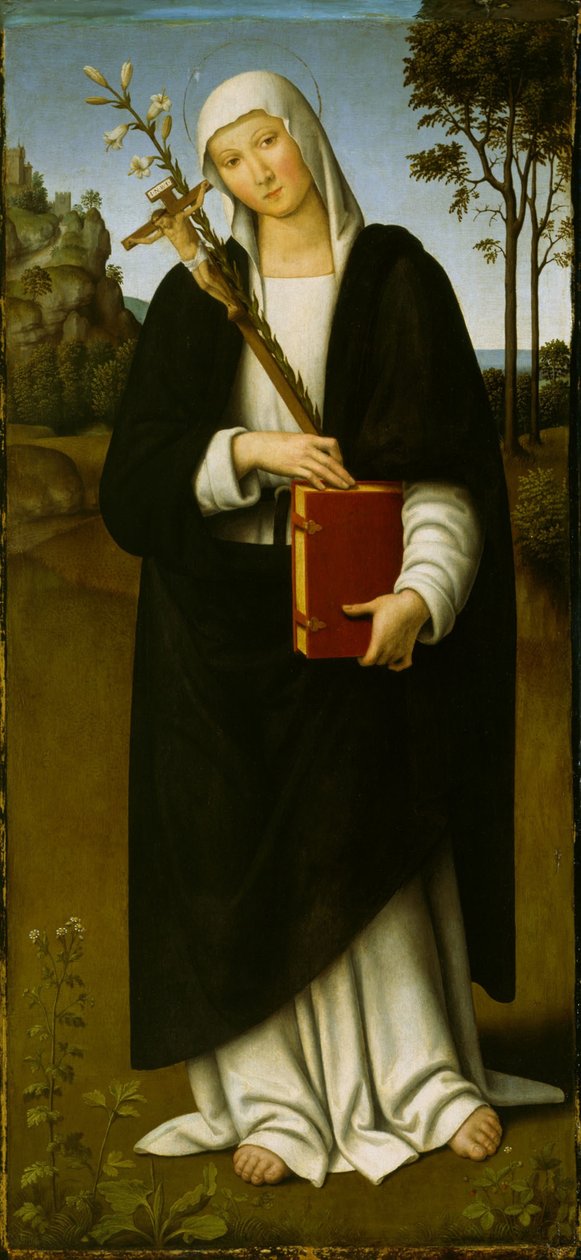 Święta Katarzyna ze Sieny autorstwa Giovanni di Pietro (c.1450 1529)