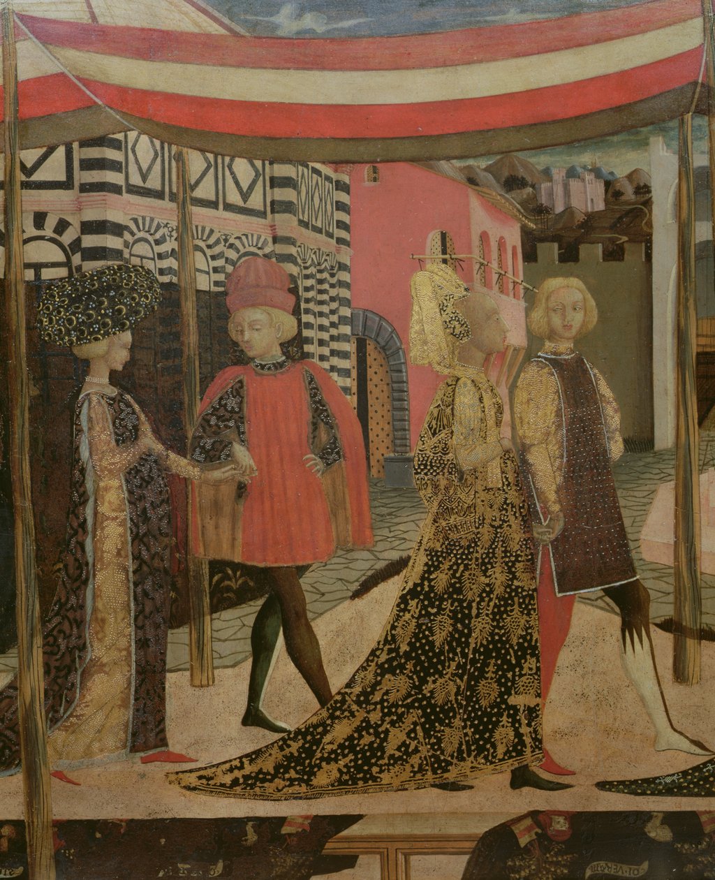 Adimari Cassone, ok.1450 (tempera na panelu) autorstwa Giovanni di Ser Giovanni Scheggia
