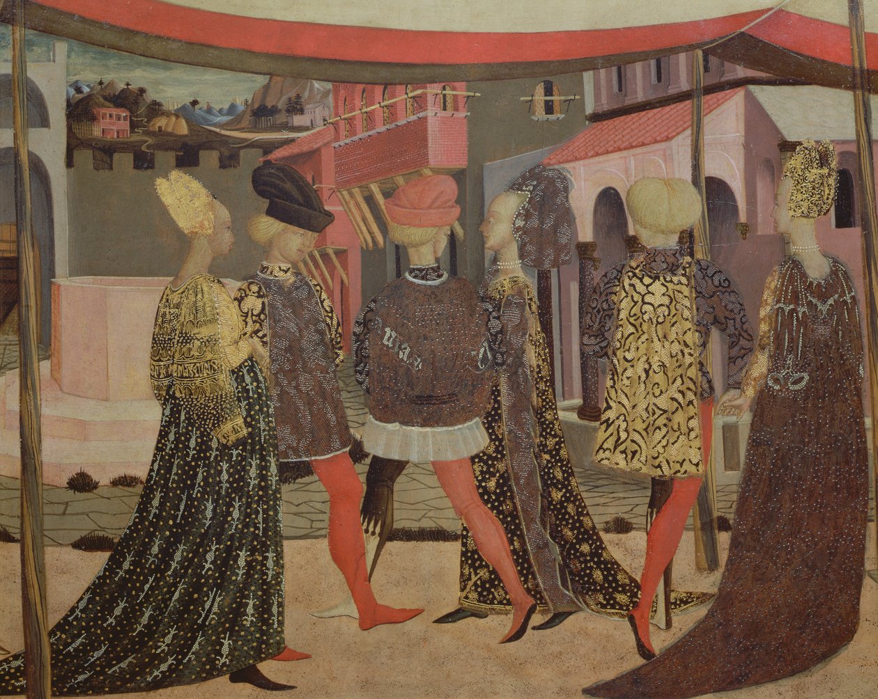 Adimari Cassone, ok.1450 (tempera na panelu) autorstwa Giovanni di Ser Giovanni Scheggia