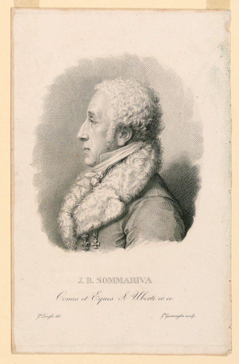Portret J. B. Sommarivy (1760-1826) autorstwa Giovita Garavaglia