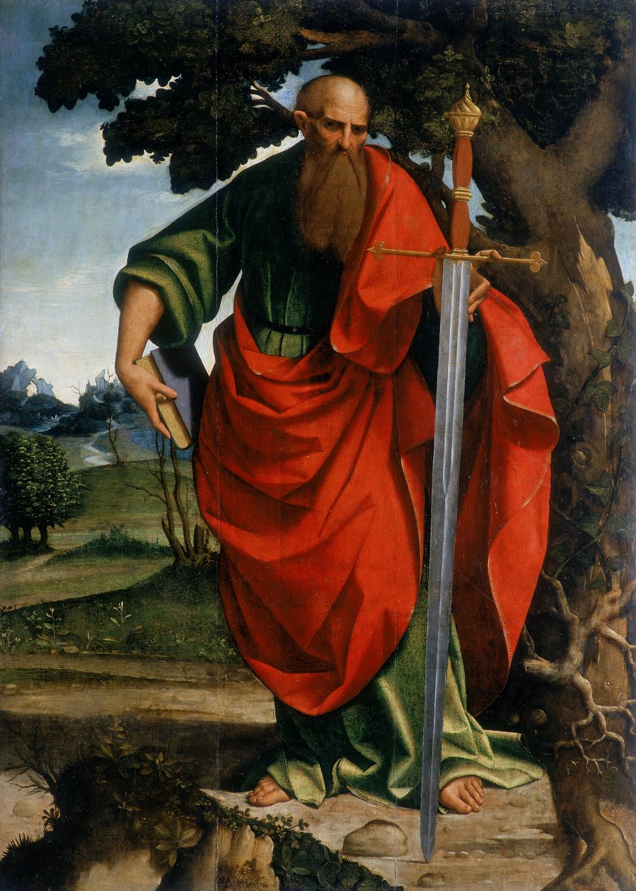 Św. Paweł, ok. 1500-24 autorstwa Girolamo Alibrando