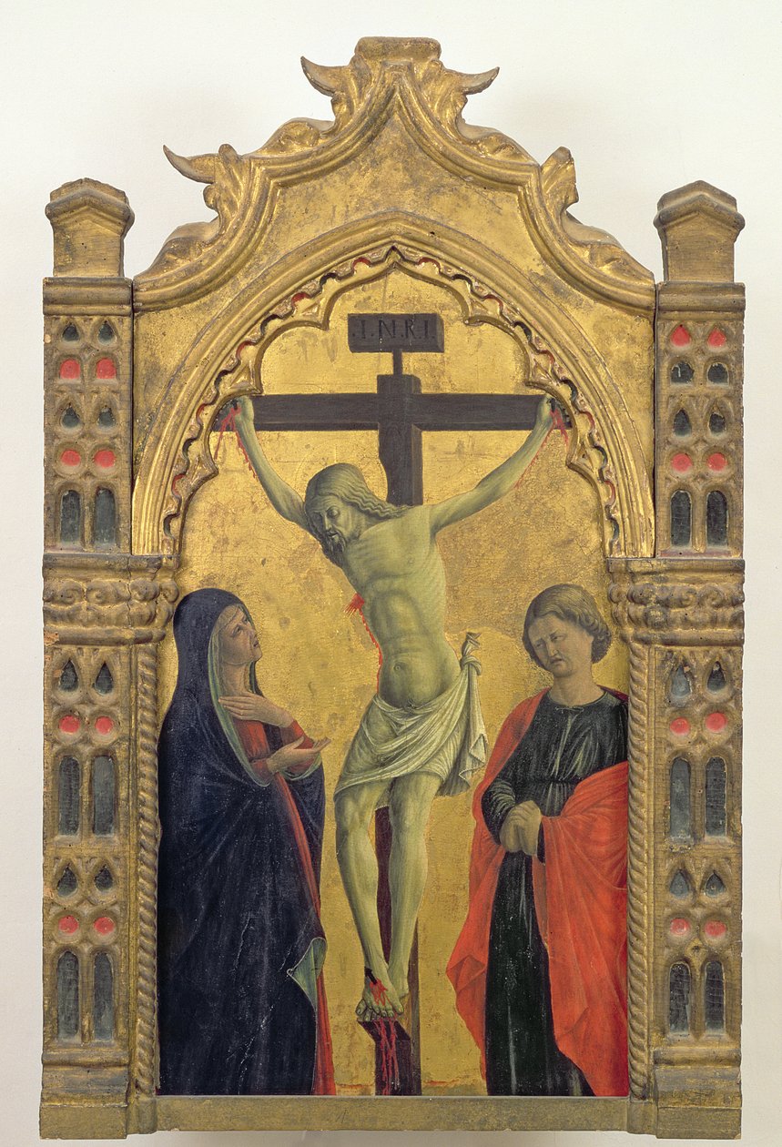 Ukrzyżowanie (tempera na panelu) autorstwa Girolamo Giovanni