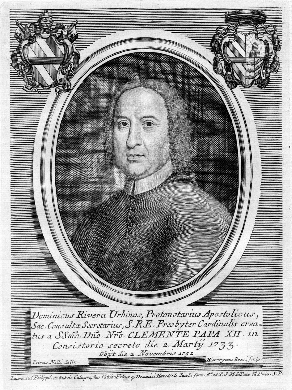 grawerowany portret autorstwa Girolamo Rossi d Nelli