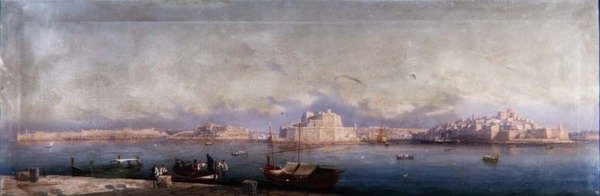 Wielki Port, Valletta autorstwa Girolamo Gianni