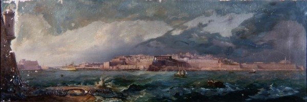 Wielki Port, Valletta autorstwa Girolamo Gianni