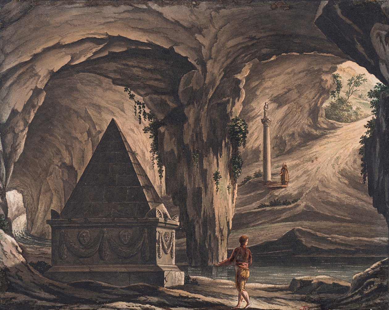 Scenografia do opery Romeo i Julia Ch. Gounoda. autorstwa Girolamo Magnani