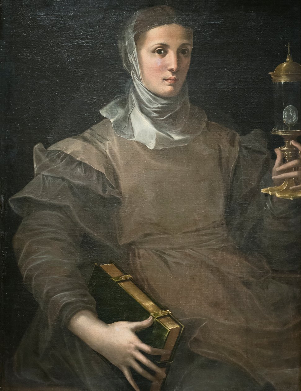 Święta Klara autorstwa Girolamo Mazzola Bedoli