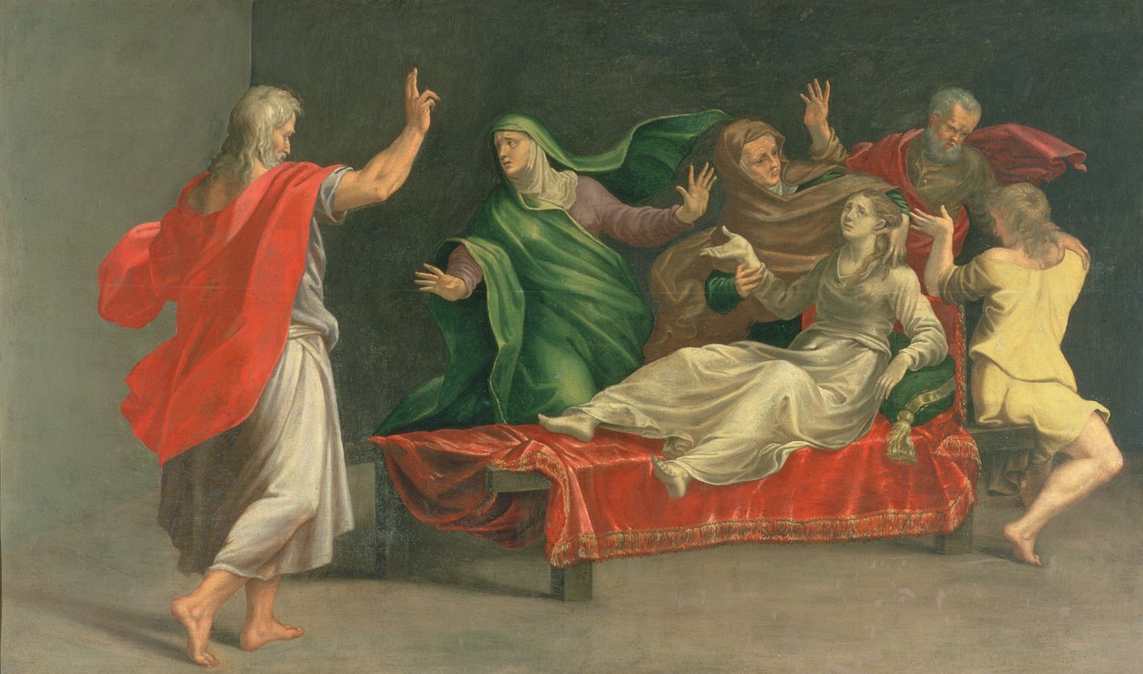 Podniesienie Drusiany autorstwa Girolamo Mazzola Bedoli