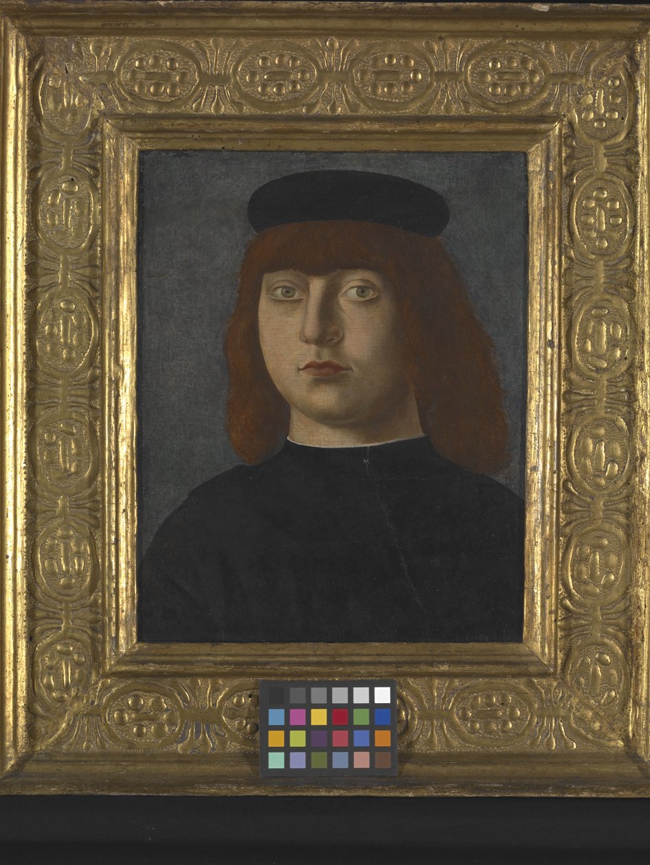 Portret mężczyzny (olej na drewnie) autorstwa Girolamo Mocetto
