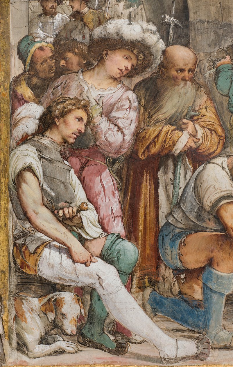 Aleja Środkowa, Piąte Przęsło Południowe, Biczowanie Chrystusa, Jerome Romanino autorstwa Girolamo Romanino