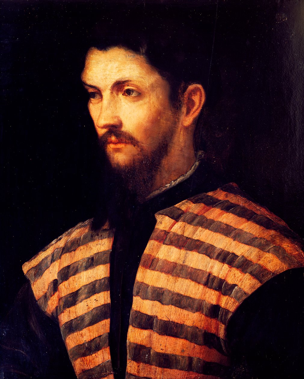Portret mężczyzny, Girolamo Romano (1485-1560), olej na płótnie. autorstwa Girolamo Romanino