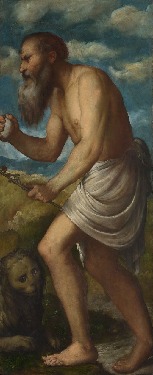 Święty Jerome autorstwa Girolamo Romanino