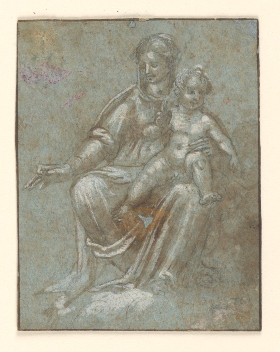 Dziewica i Dziecko autorstwa Girolamo Siciolante