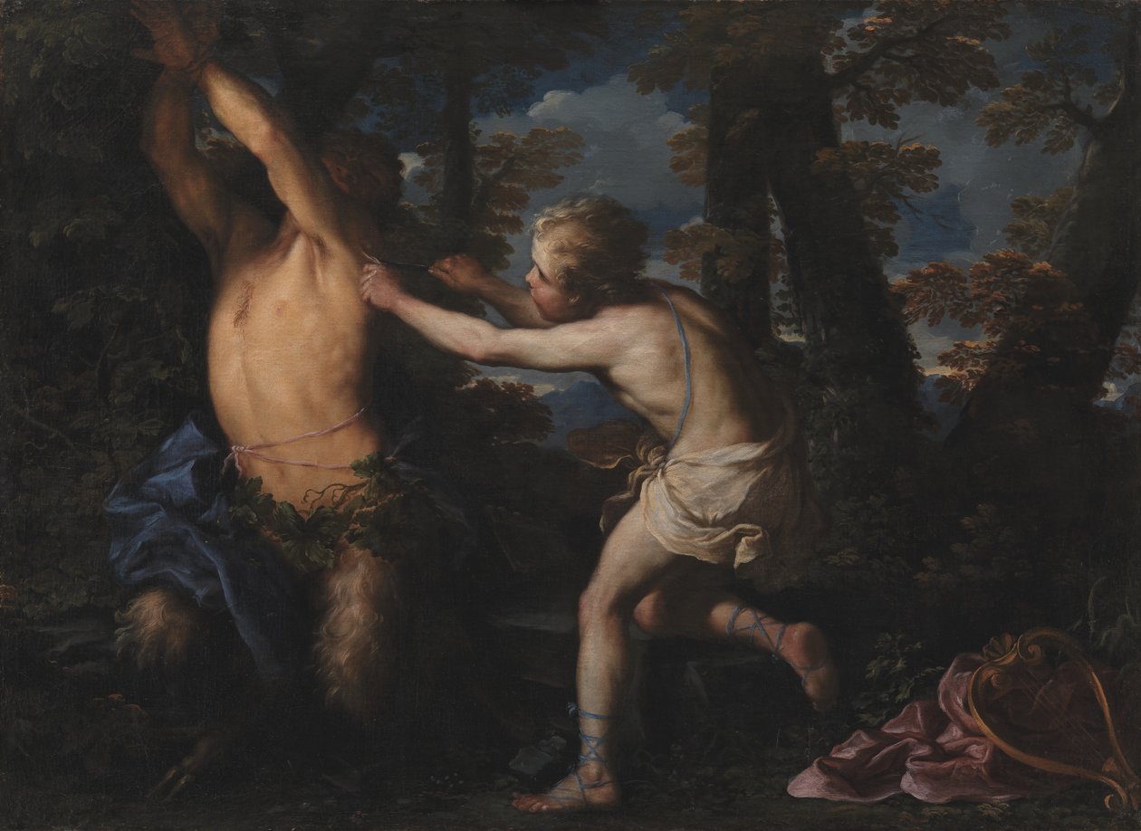 Apollo lecący na Marsie autorstwa Girolamo Troppa