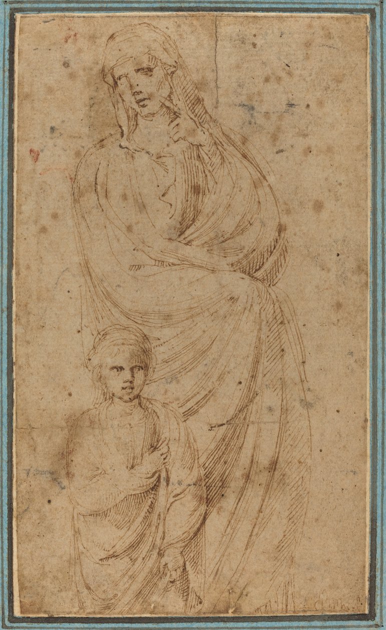 Dwie postacie autorstwa Girolamo da Carpi