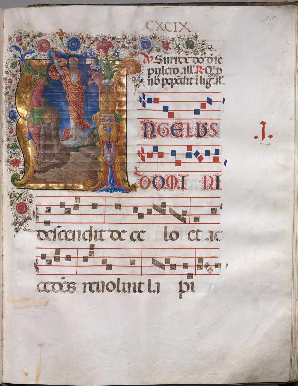 Antyfonarz, ok. 1470-1480. autorstwa Girolamo da Cremona