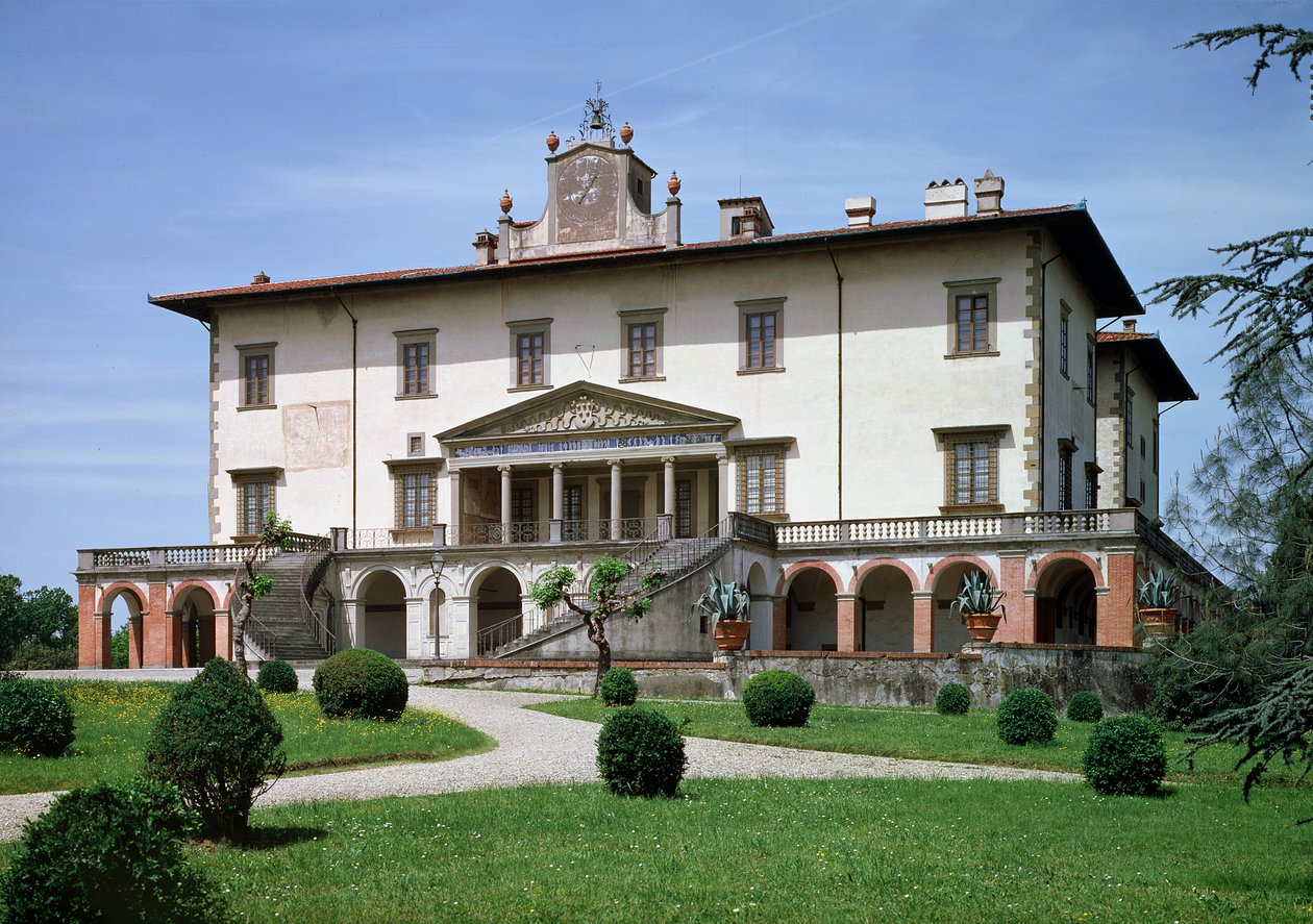 Willa Medici, zbudowana dla Lorenzo Wspaniałego, 1480 autorstwa Giuliano Giamberti da Sangallo