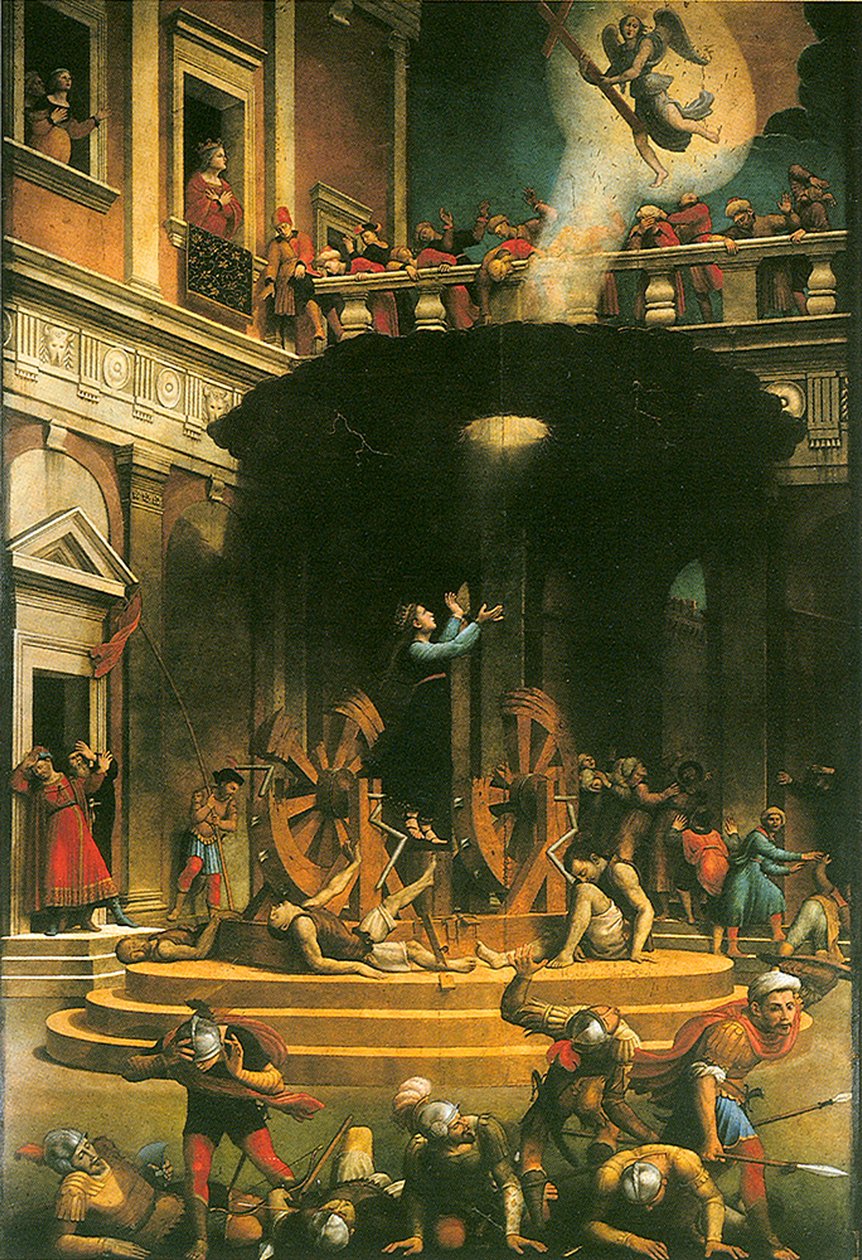 Męczeństwo św. Katarzyny Aleksandryjskiej, 1530-1540 autorstwa Giuliano Bugiardini