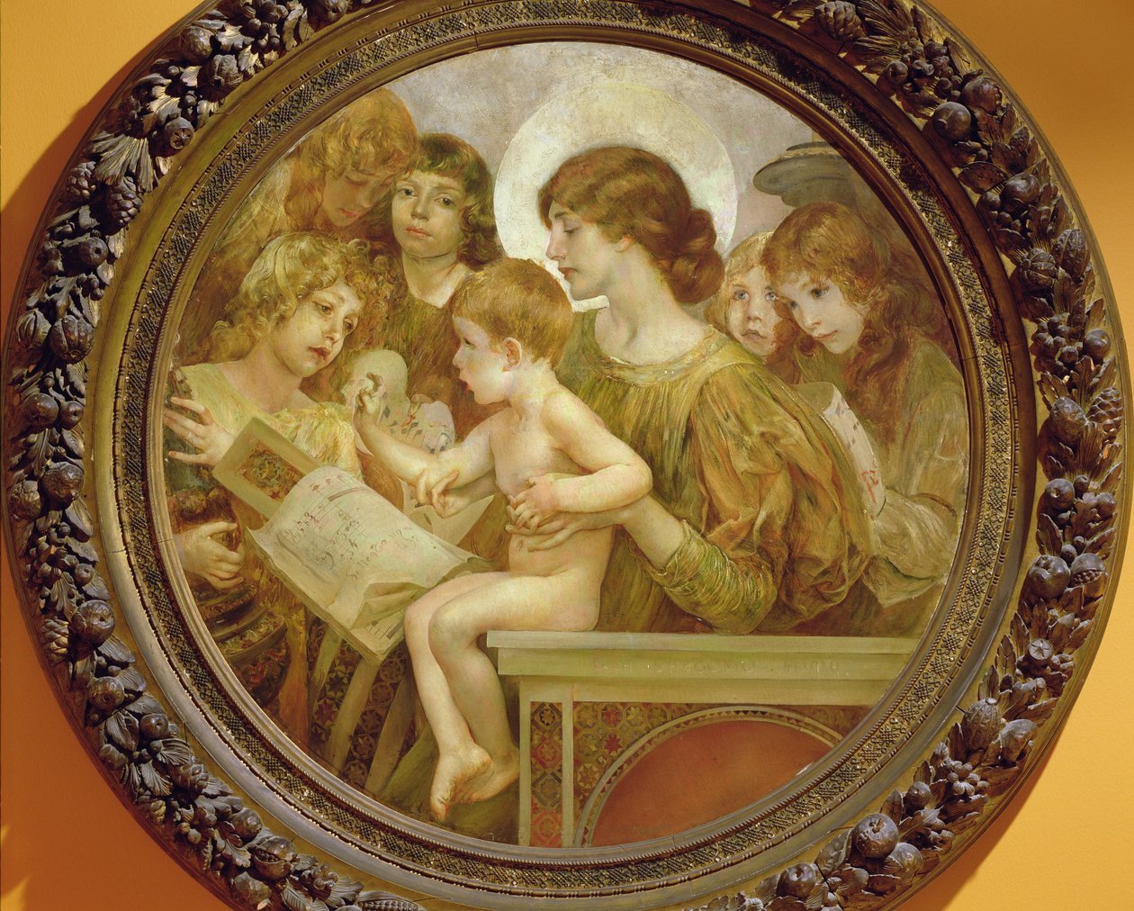Dziewica Anielska autorstwa Giulio Aristide Sartorio