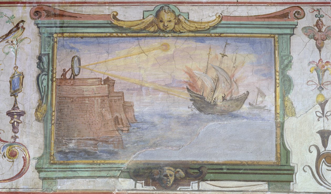 Płonące Lustra, Pokój Matematyki, 1587-1609 autorstwa Giulio Parigi
