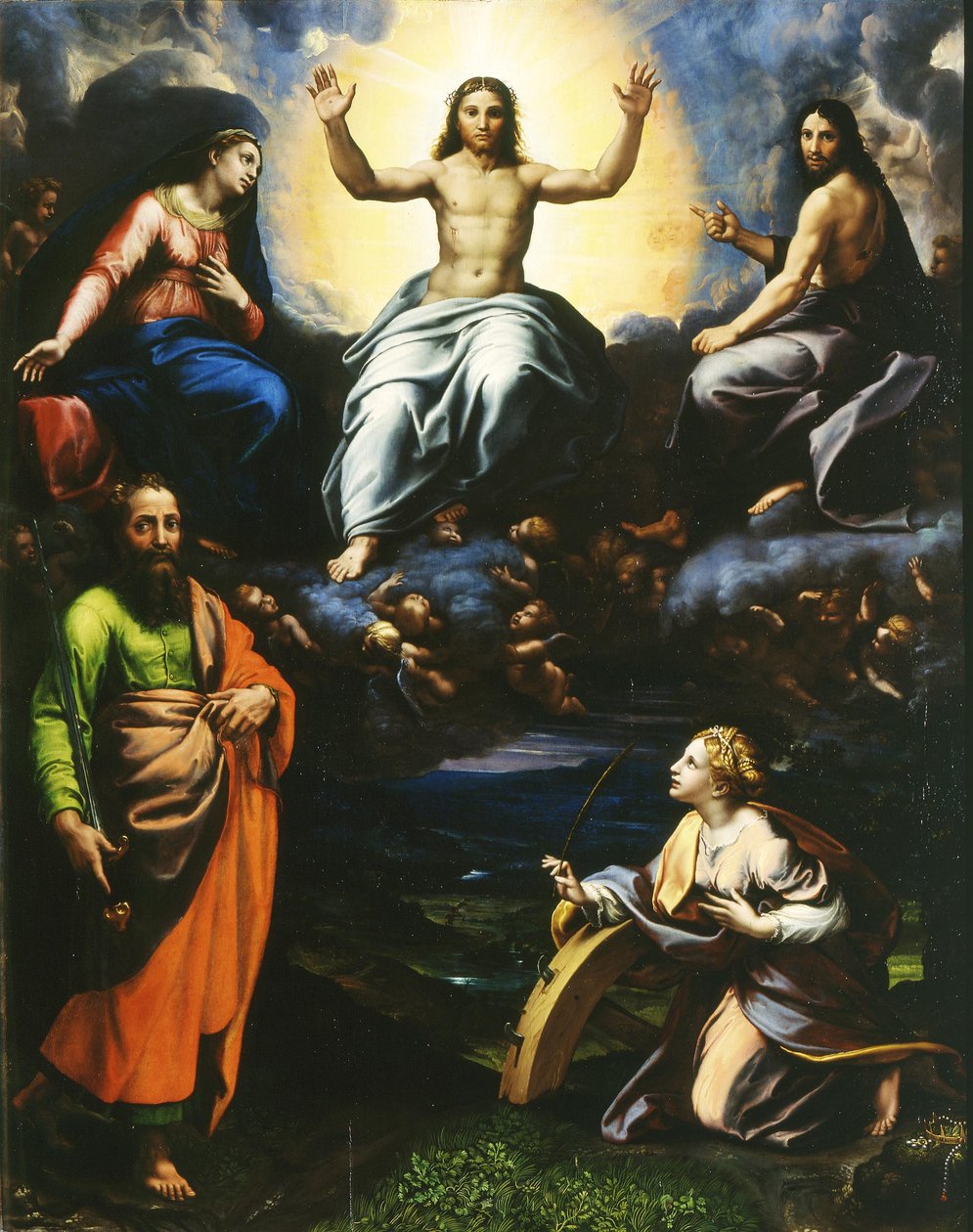 Deesis autorstwa Giulio Romano