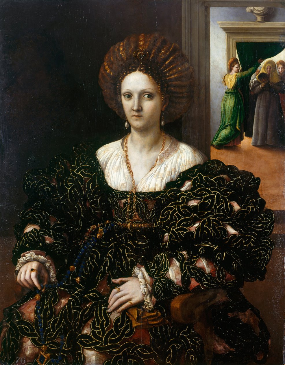 Margherita Paleologo (1510-66) autorstwa Giulio Romano