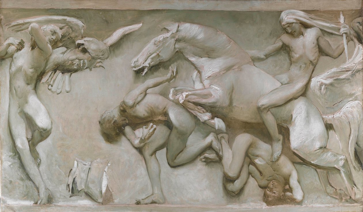 Od wielkich odkryć, przez mroczne wieki..., 1906. autorstwa Giulio Aristide Sartorio