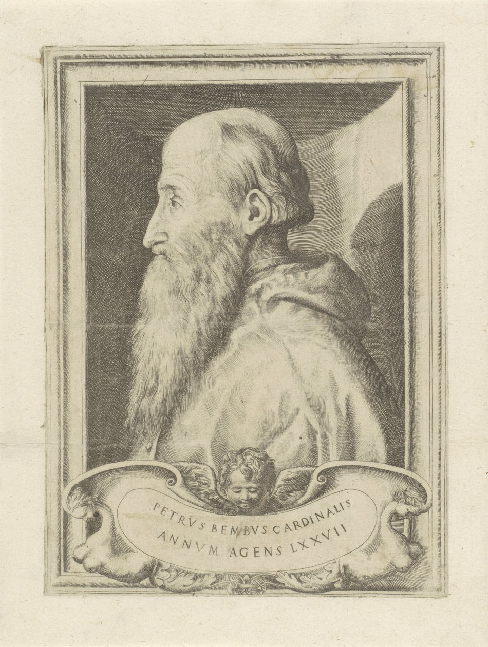 Portret kardynała Pietro Bembo autorstwa Giulio Bonasone