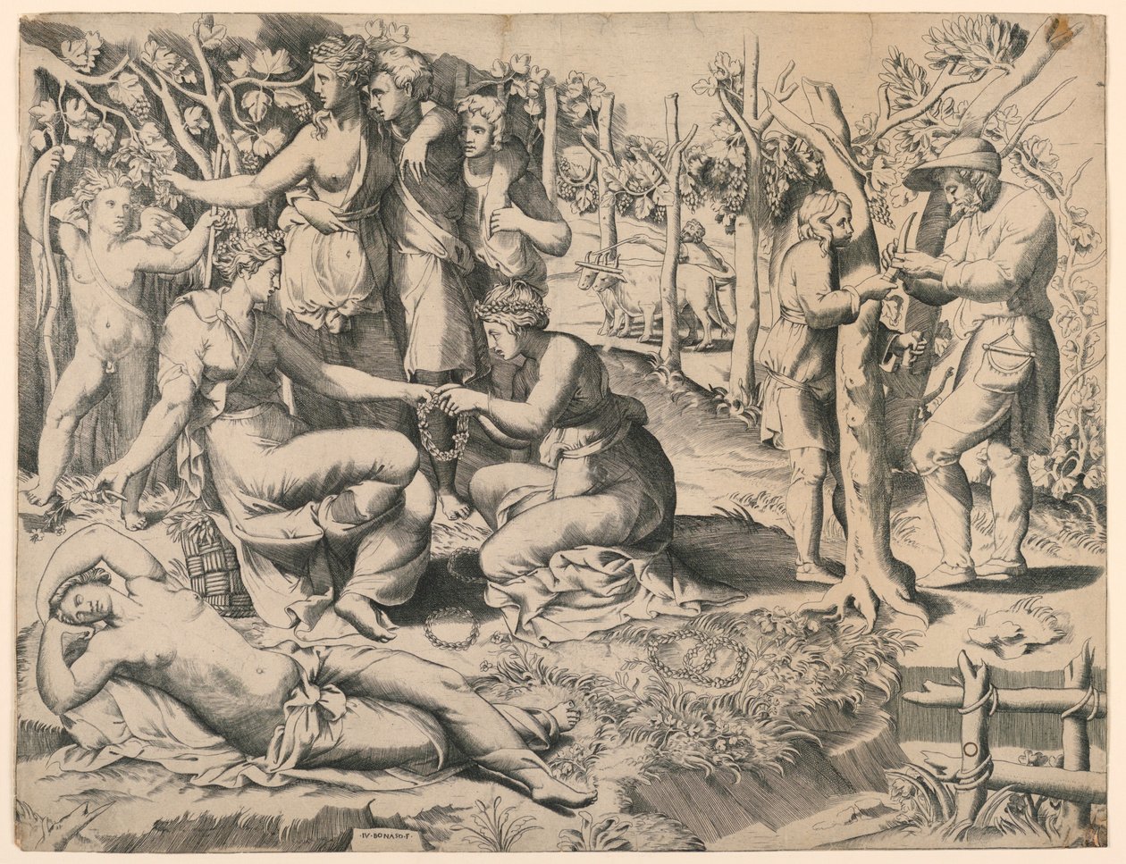 Wieniec autorstwa Giulio Bonasone