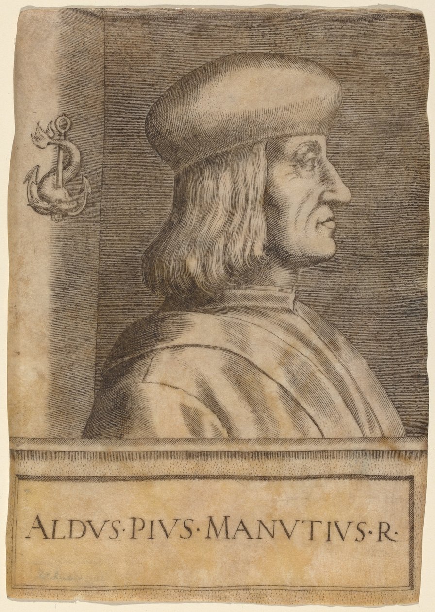 Aldus Pius Manutius autorstwa Giulio Campagnola
