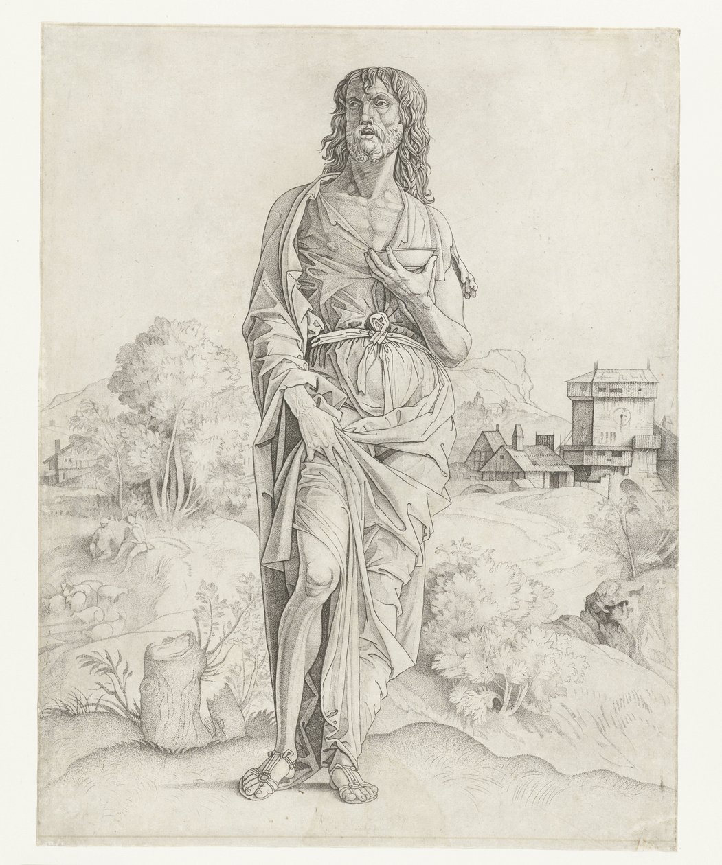 Jan Chrzciciel autorstwa Giulio Campagnola