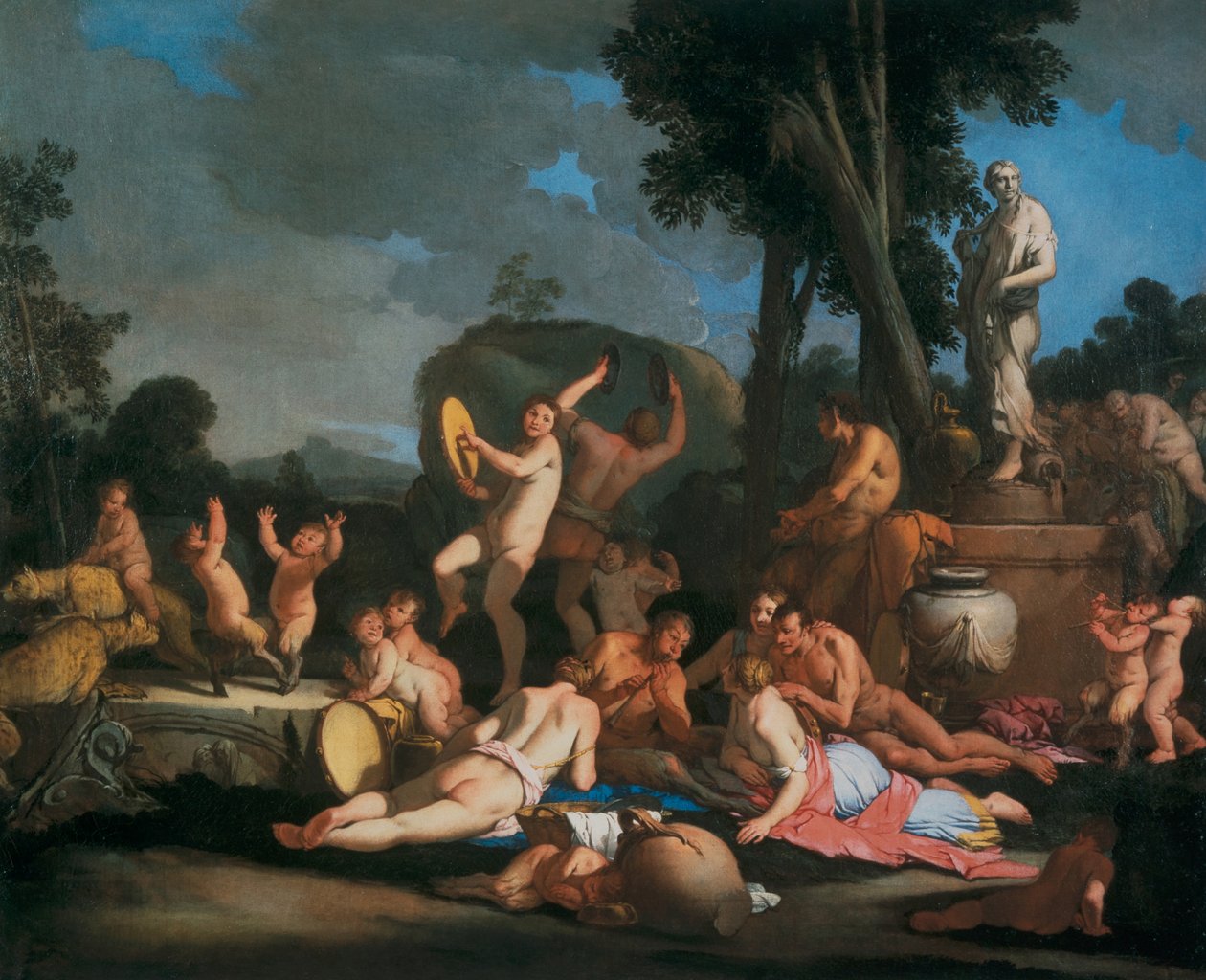 dionizyjski autorstwa Giulio Carpioni