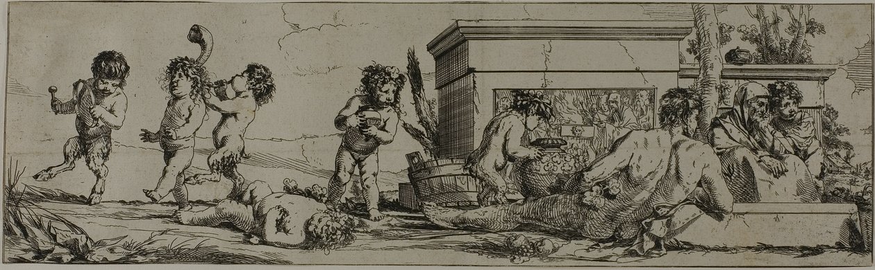 Bachanalia autorstwa Giulio Carpioni
