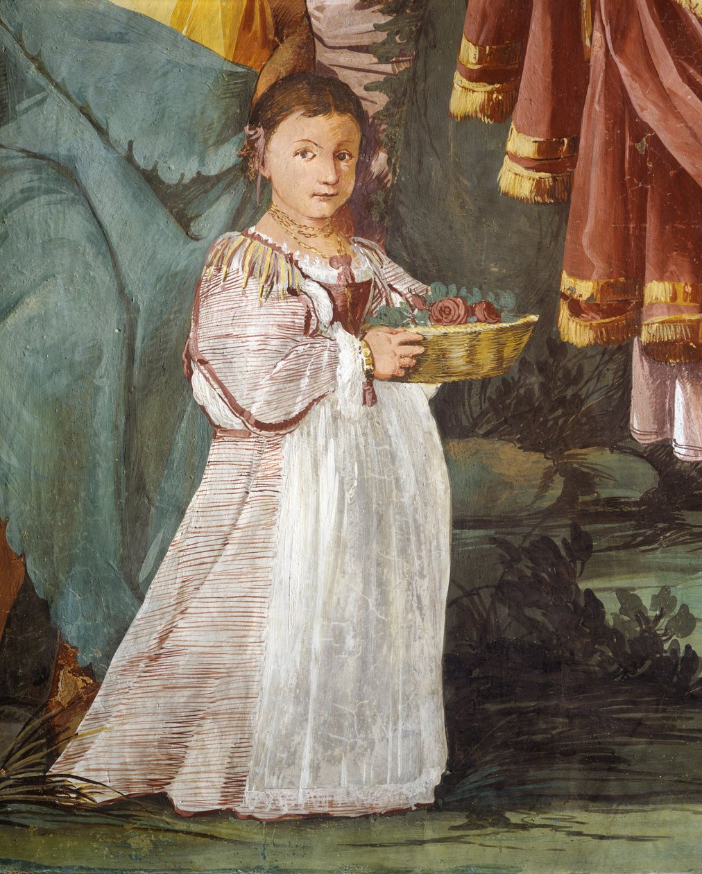 Koronacja nimfy Amaryllis, zwyciężczyni konkursu pocałunków autorstwa Giulio Carpioniego autorstwa Giulio Carpioni