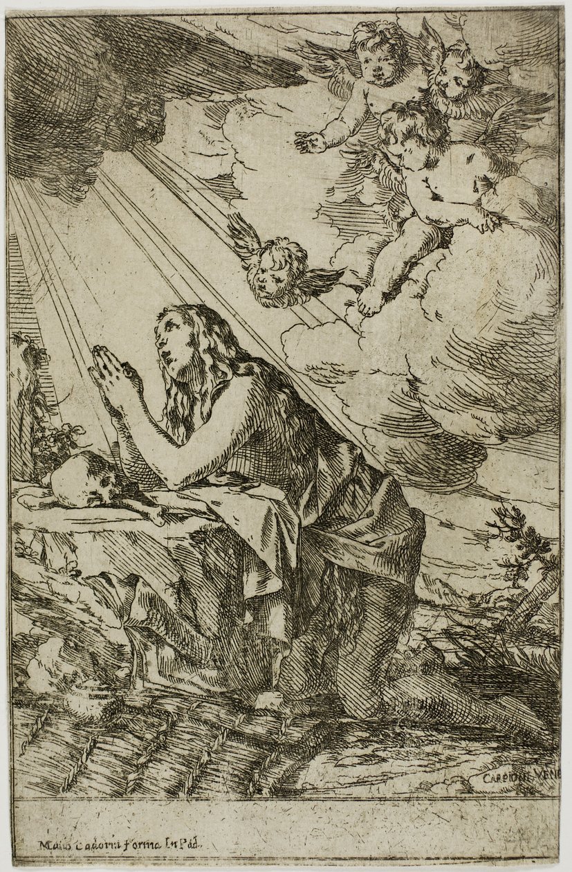 Magdalen autorstwa Giulio Carpioni