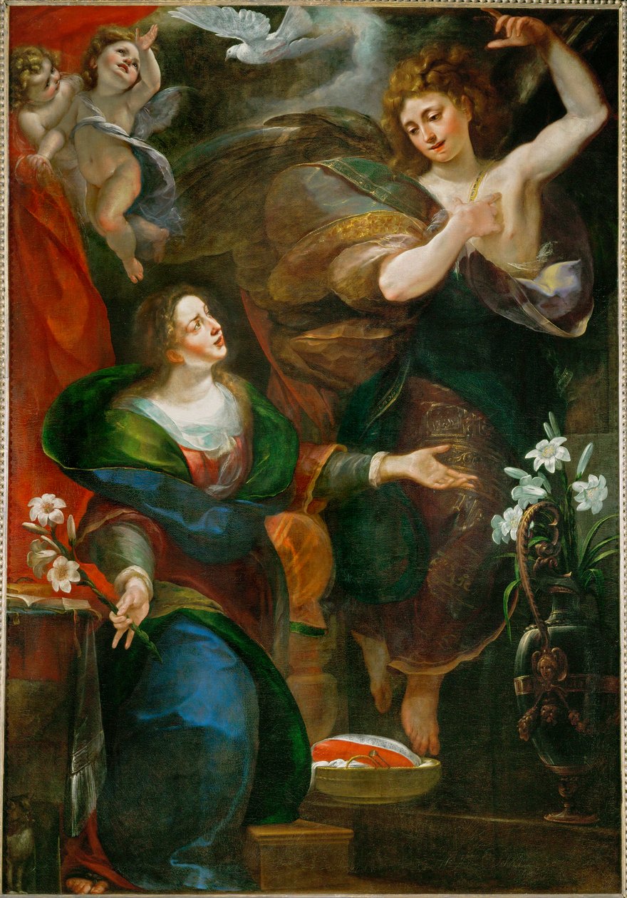Zwiastowanie ... autorstwa Giulio Cesare Procaccini