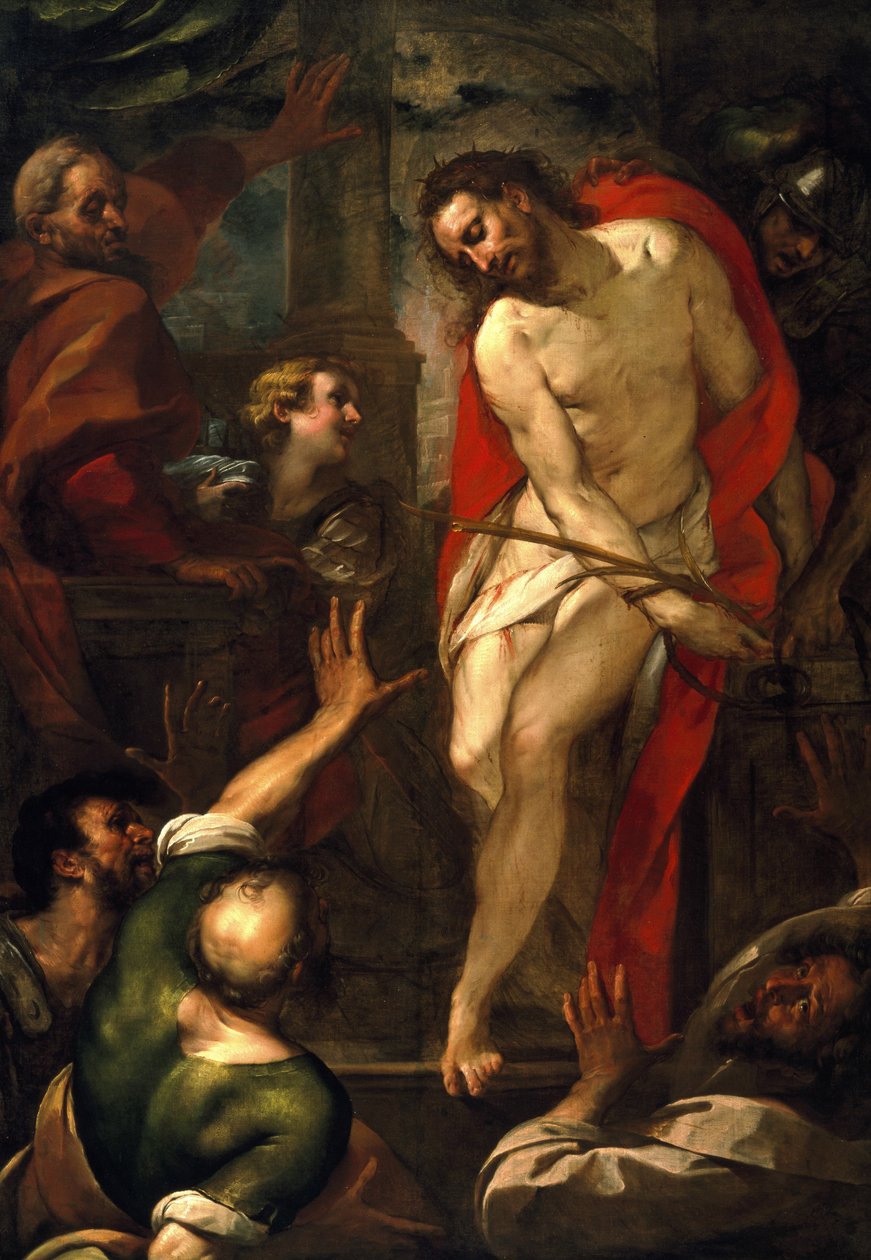 Ecce Homo, ok. 1615-20 (olej na płótnie) autorstwa Giulio Cesare Procaccini