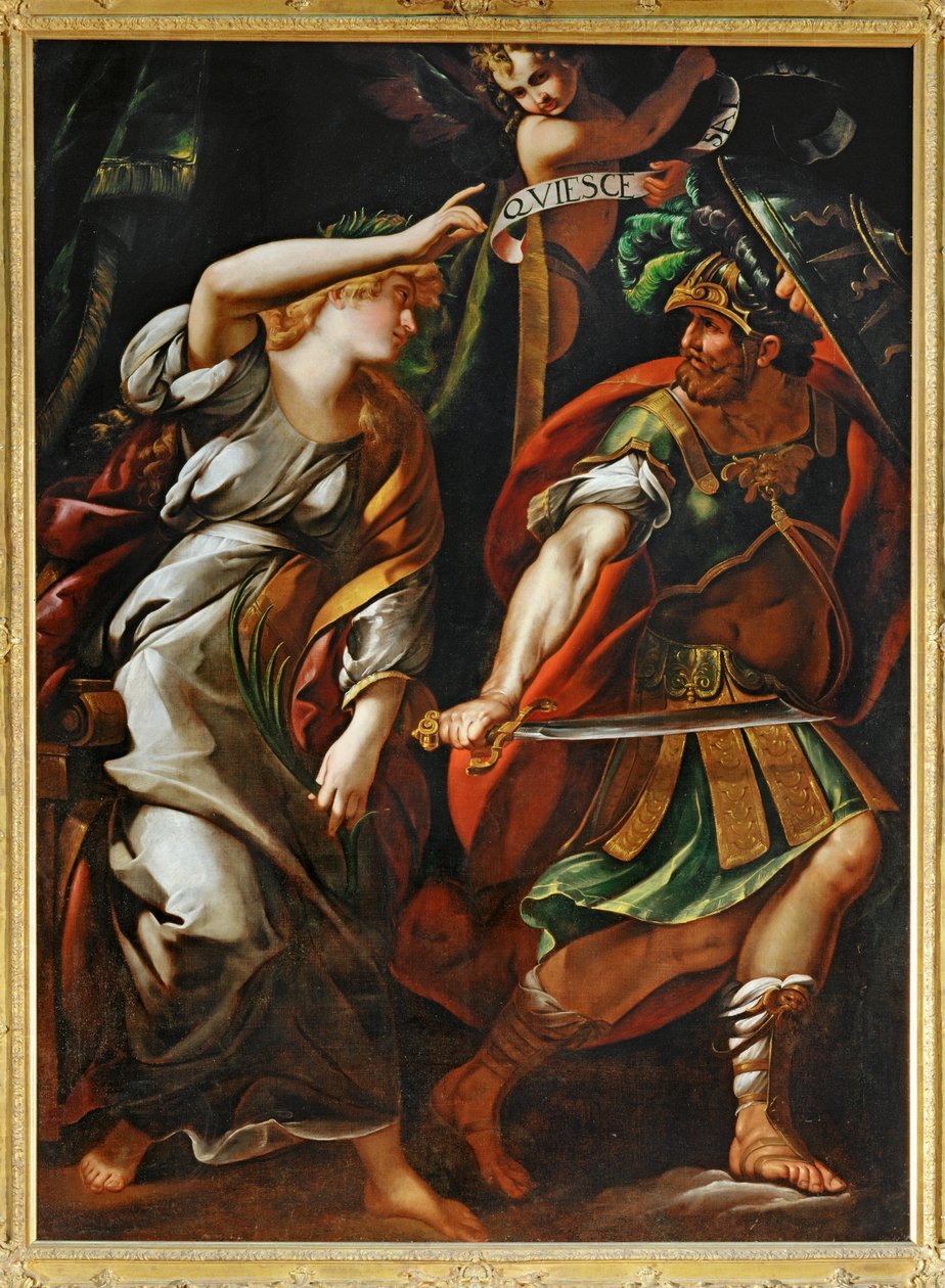 La paix chassant la guerre - Pokój odpędza wojnę ... autorstwa Giulio Cesare Procaccini