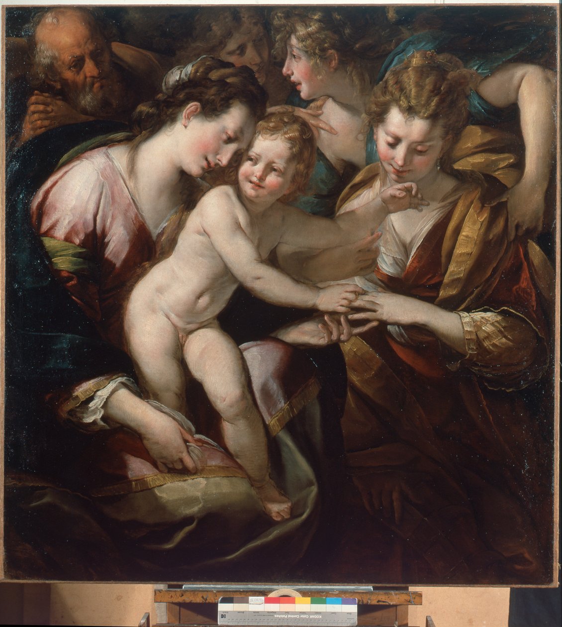 Mistyczne małżeństwo św Katarzyny autorstwa Giulio Cesare Procaccini