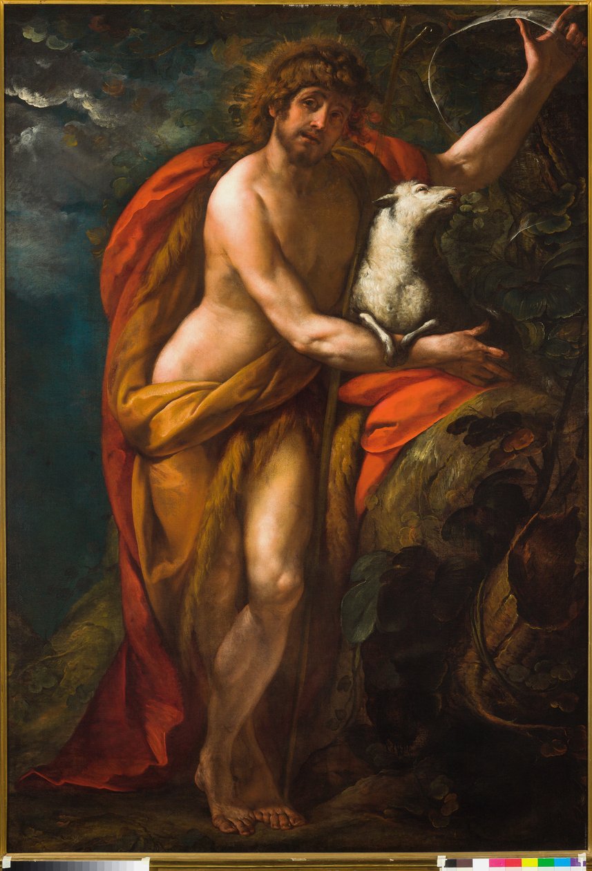 Święty Jan Chrzciciel na pustyni autorstwa Giulio Cesare Procaccini